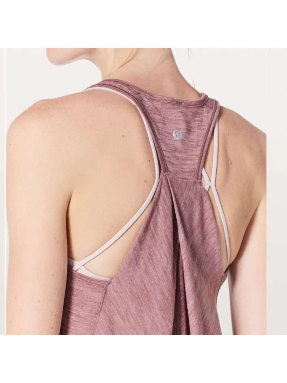 Lululemon Essential Tank Heathered Figue